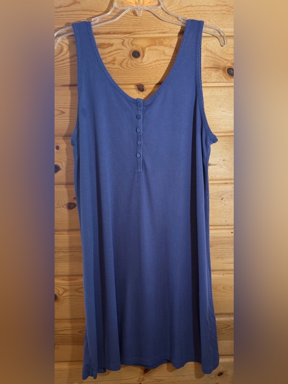 Sonoma Sleeveless Navy Blue Sleep Nightgown Size Medium